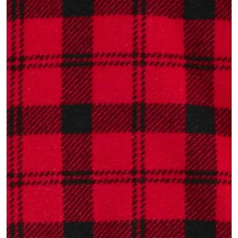 CARTERS BOYS 3T Buffalo Check Fleece Pullover & Jogger Pants Set